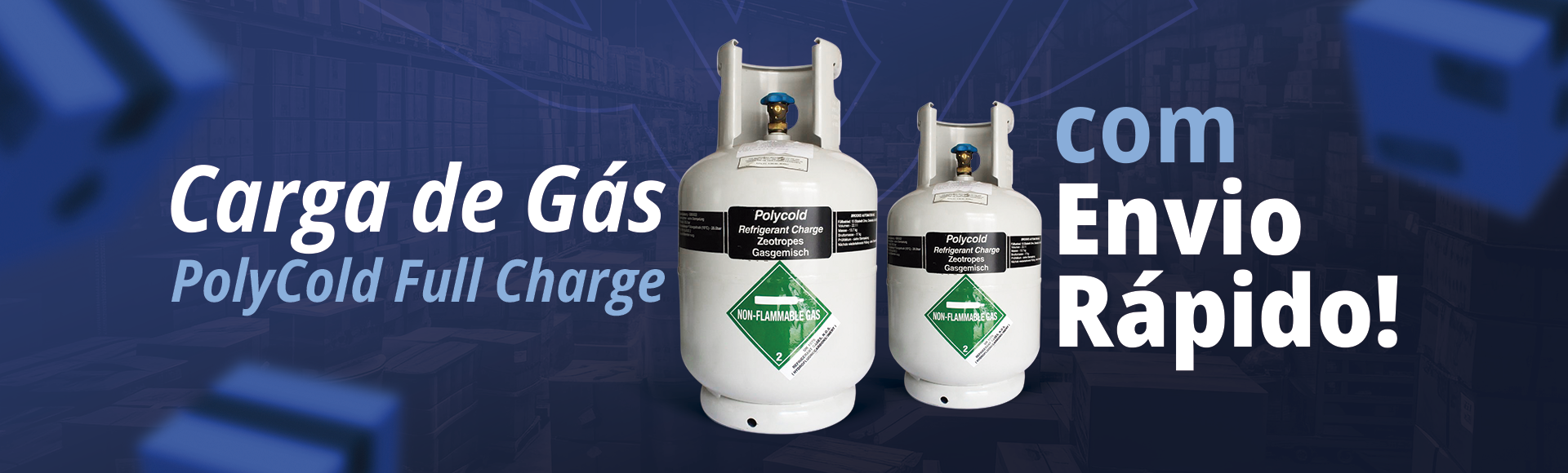 Carga de Gás Polycold